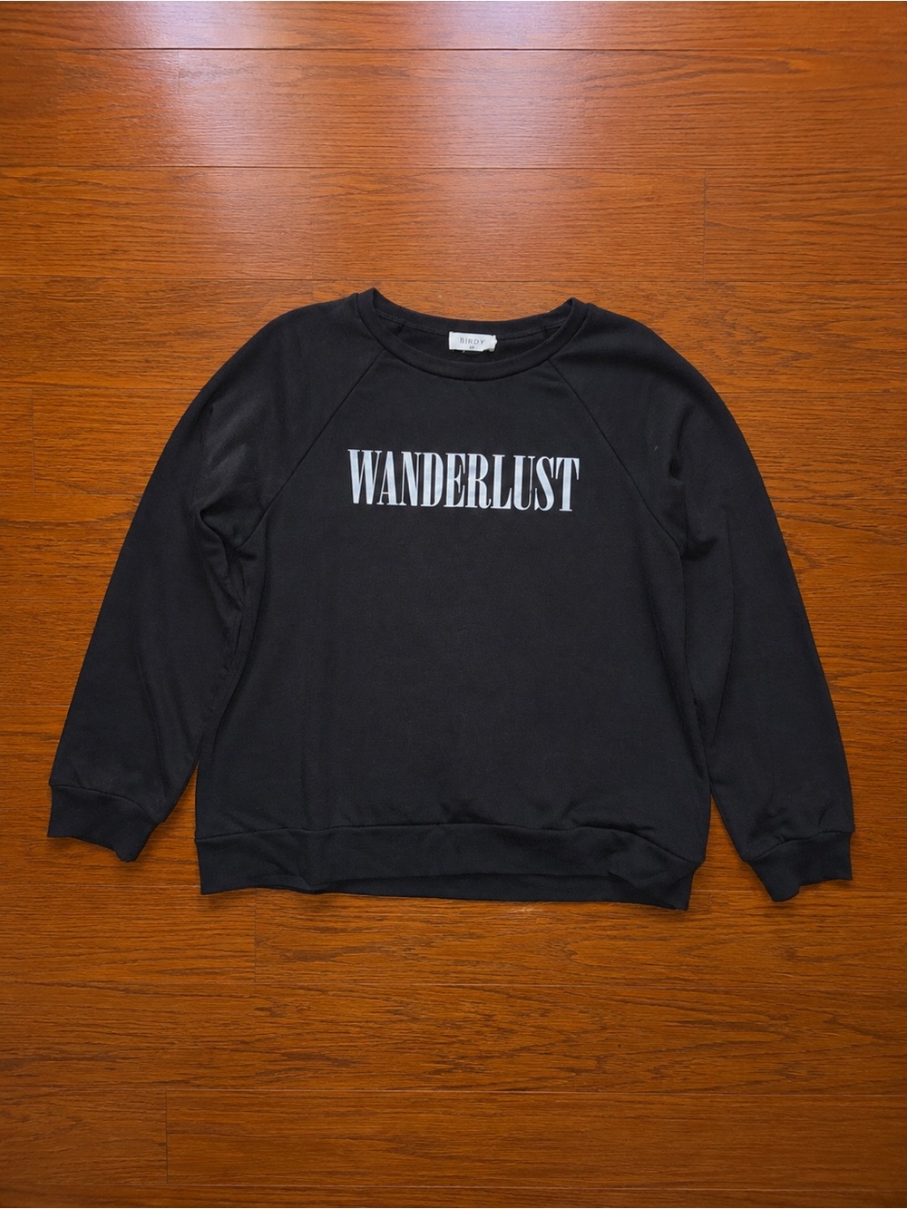 Wanderlust Black Crewneck Sweatshirt Sz 1XL NWT